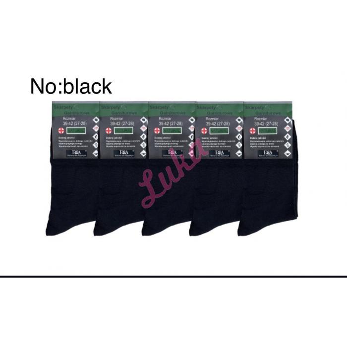 Men's Babmboo Socks D&A A-0 Black