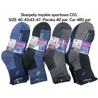 Men's Socks D&A Silver C-11