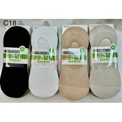 Women's bamboo Low Cut Socks Silver SDL-10