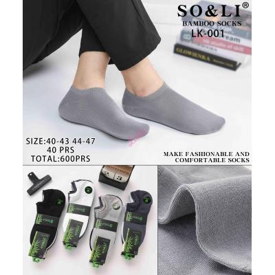 Men's low cut socks So&Li BL3011-25