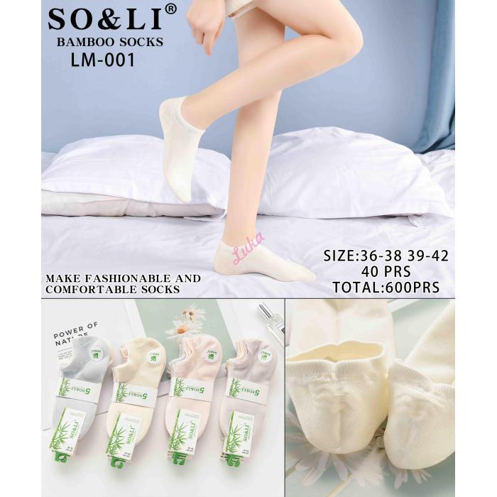 Women's low cut socks So&Li ZZX-0051-1