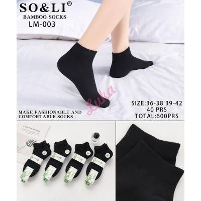 Women's Socks bamboo SO&LI LM-002