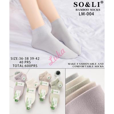 Women's Socks bamboo SO&LI LM-003