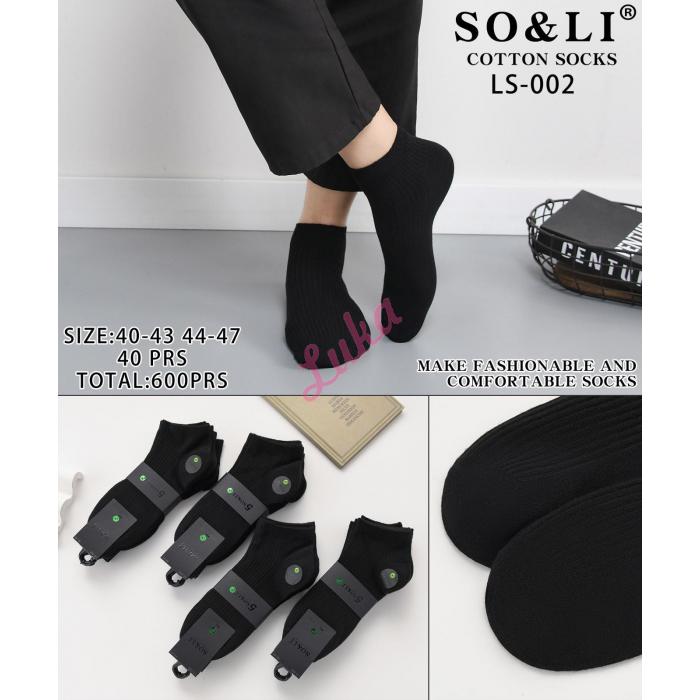 Men's socks bamboo SO&LI LS-001