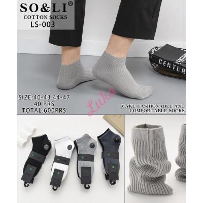 Men's socks bamboo SO&LI LS-003