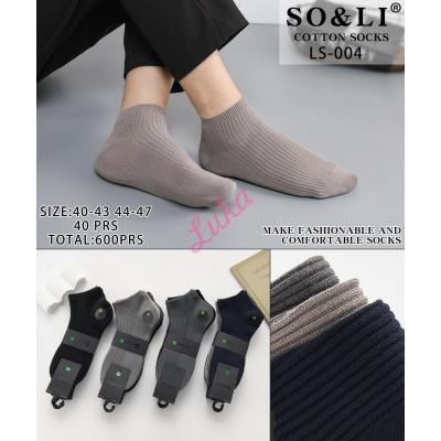 Men's socks bamboo SO&LI LS-004