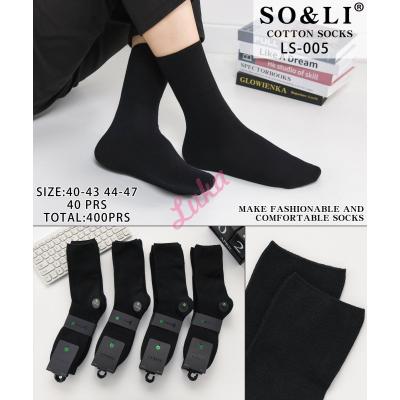 Men's socks bamboo SO&LI LS-005