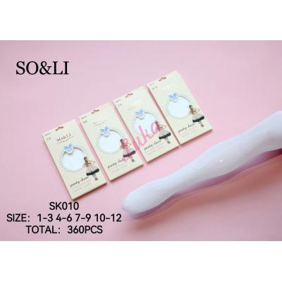 Rajstopy dziecięce So&Li MZ908