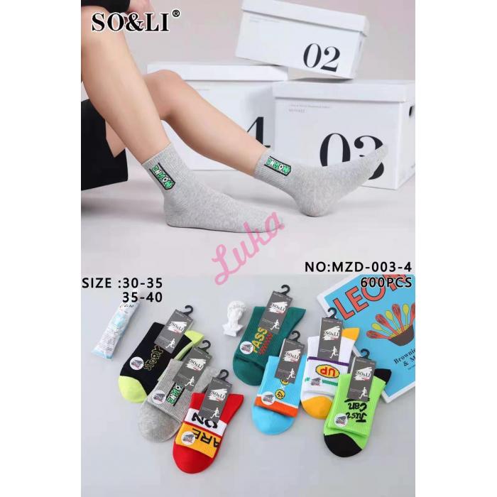 Teenager's Socks So&Li MZD003-1