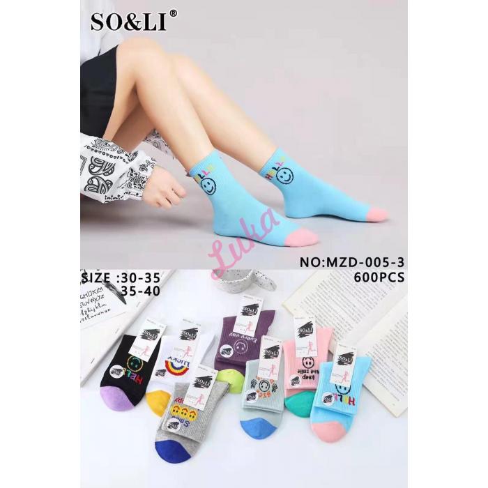 Teenager's Socks So&Li MZD005-5