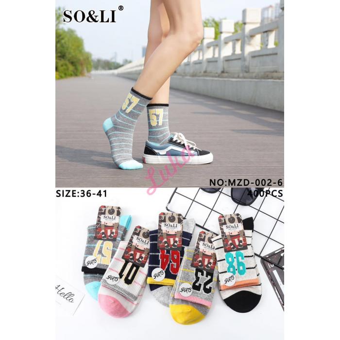 Women's Socks SO&LI MZD002-5