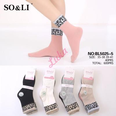 Women's Socks SO&LI BL5025-5