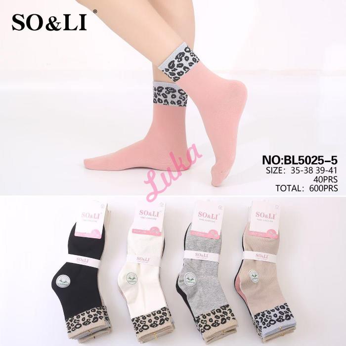 Women's Socks SO&LI BL5025-4