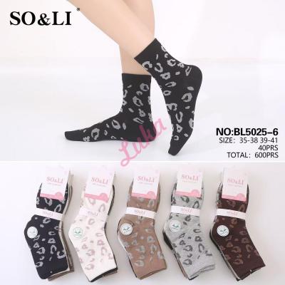 Women's Socks SO&LI BL5025-6