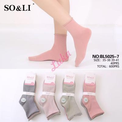Women's Socks SO&LI BL5025-7