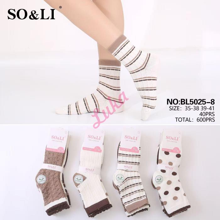 Skarpety damskie SO&LI BL5025-7