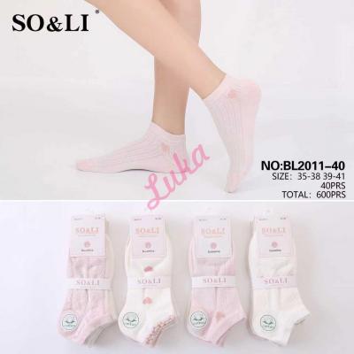Women's Socks So&Li BL2011-40