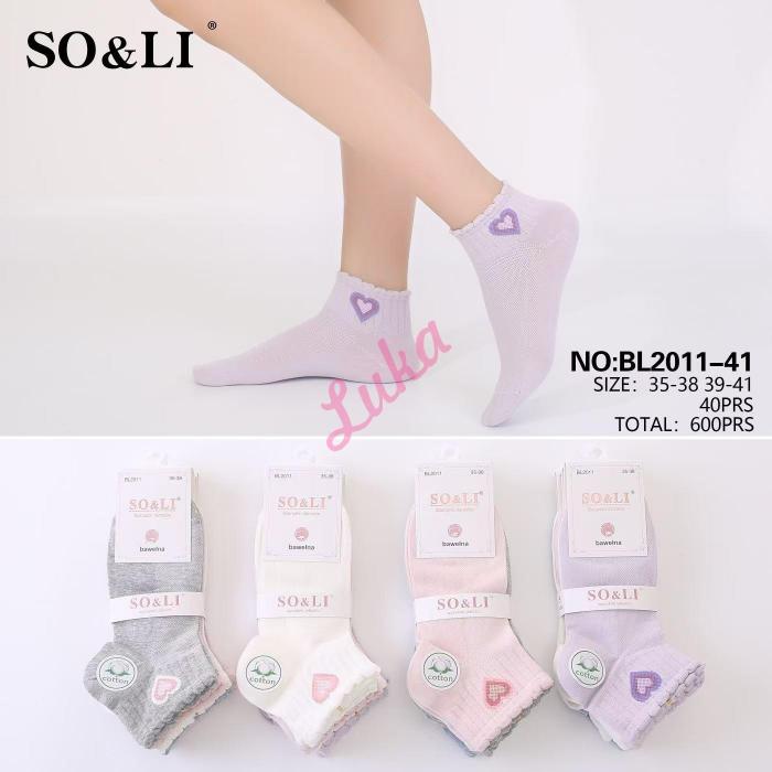 Women's Socks So&Li BL2011-40