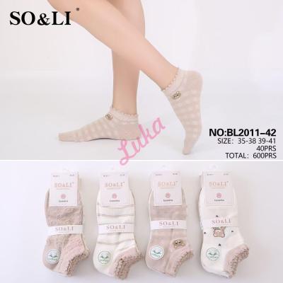 Women's Socks So&Li BL2011-42