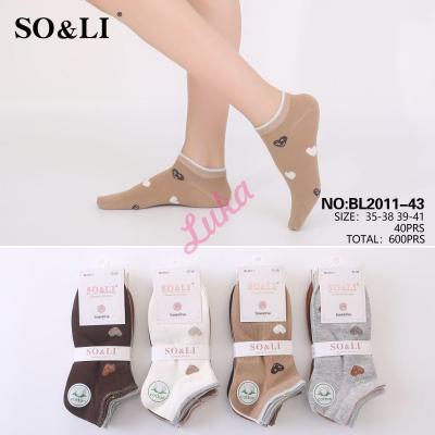Women's Socks So&Li BL2011-43