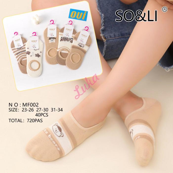 Kid's low cut socks SO&LI MF-004
