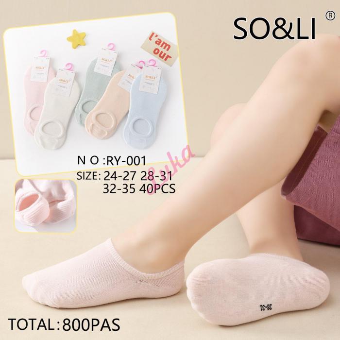 Kid's low cut socks SO&LI RY-002