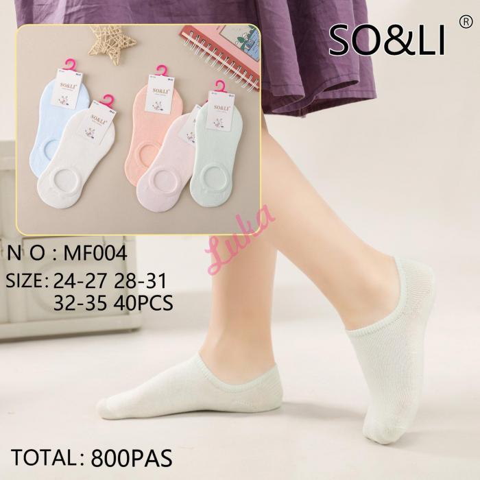 Kid's low cut socks SO&LI MF-101