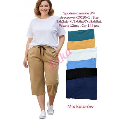 Women's pants 3/4 D&A KD010+1