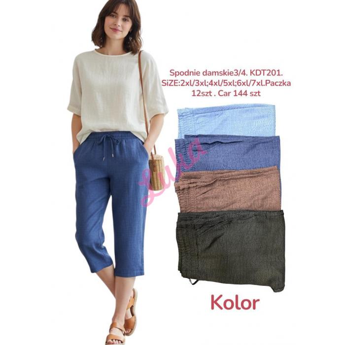 Women's pants 3/4 D&A KD004