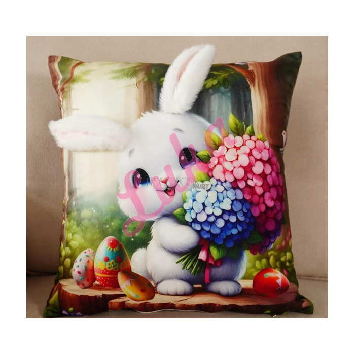 Poszewka welurowa z nadrukiem 3D 40x40 cm wlk-04