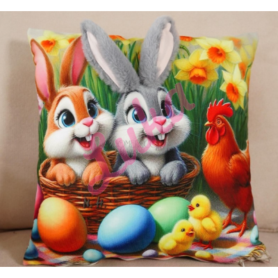 Pillowcase with print 3D 40x40 cm wlk-182