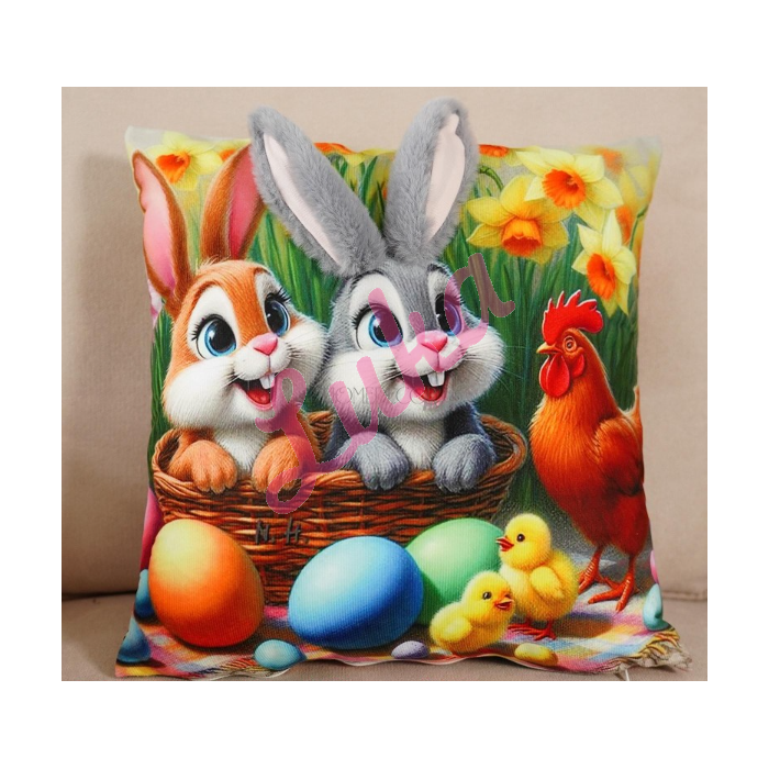 Pillowcase with print 3D 40x40 cm wlk-181