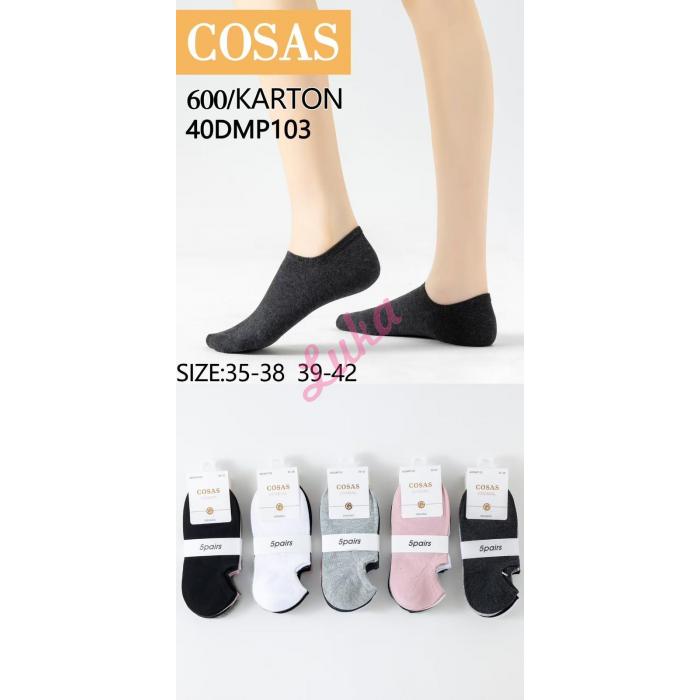 Women's low cut socks Cosas 40DMP102