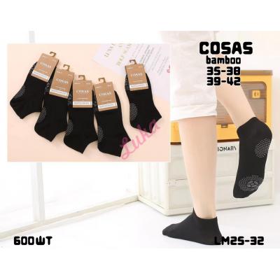 Stopki damskie bambusowe Cosas LM25-32 ABS