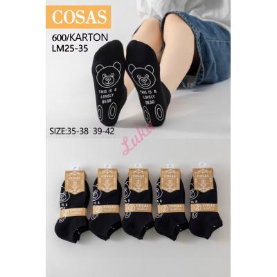 Women's bamboo ballet socks Cosas LM25-34 ABS