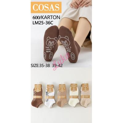 Women's bamboo ballet socks Cosas LM25-35 ABS