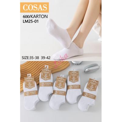 Women's bamboo ballet socks Cosas LM25-01 ABS