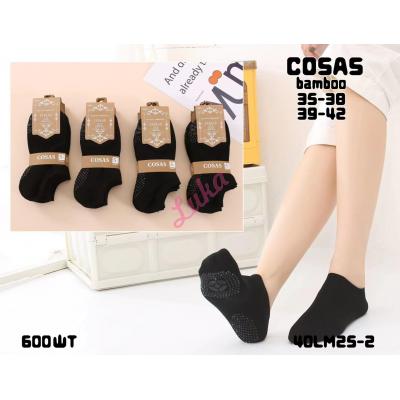Women's bamboo ballet socks Cosas 40LM25-2 ABS