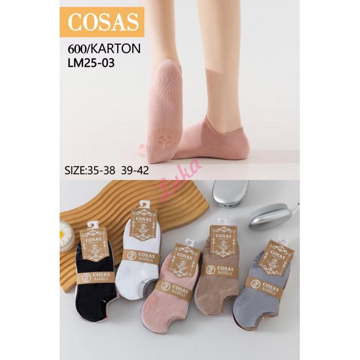 Women's bamboo ballet socks Cosas 40LM25-2 ABS