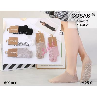 Women's bamboo ballet socks Cosas LM25-9 ABS