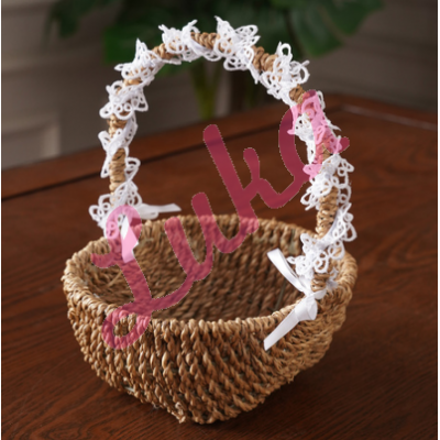 Opaska średnia Atłasowa na koszyk 30 cm wlk-509