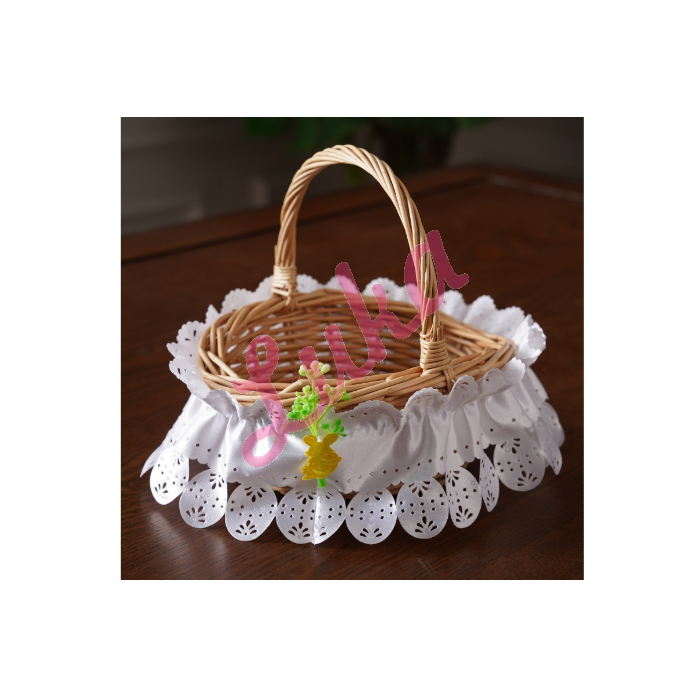 Opaska Duża Gipiura Biała 30cm wlkn-519