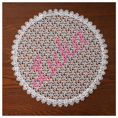 Serwetka szydełkowa 30x45 cm owal wlkn-530