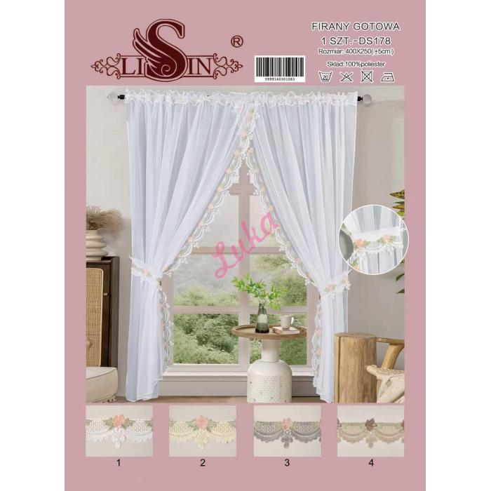 Curtains Lisin NOO-DS201-4 400x160