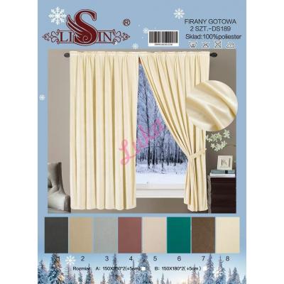Curtains Lisin DS-189 150x180