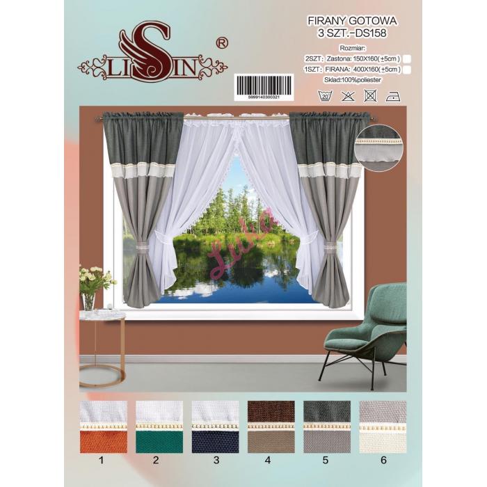 Curtains Lisin DS158 400x160