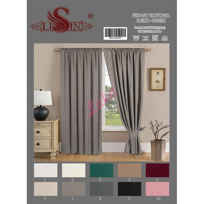 Curtains Lisin DS122 150x250