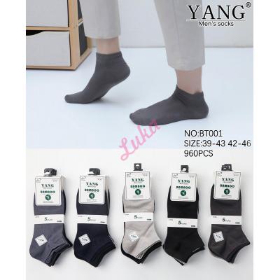 Men's bamboo low cut socks Yang Oemen BT-001