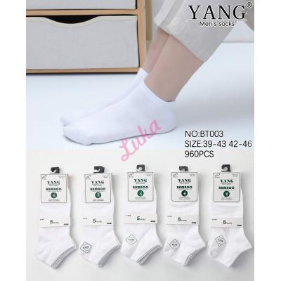 Men's bamboo low cut socks Yang Oemen BT-003