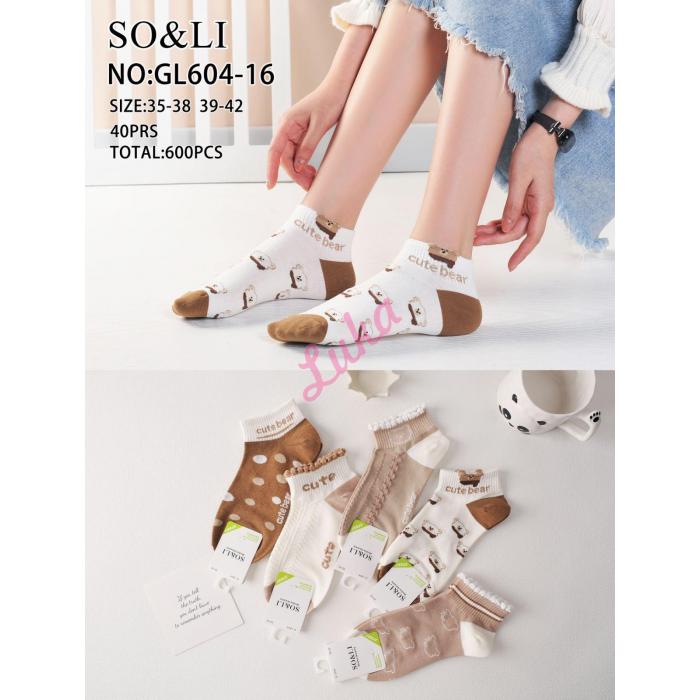 Women's Socks So&Li GL604-15